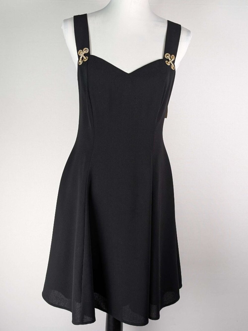 Caren Desiree Co/CDC Evening 1990s VTG Babydoll Mini/Cocktail Dress Sz 8